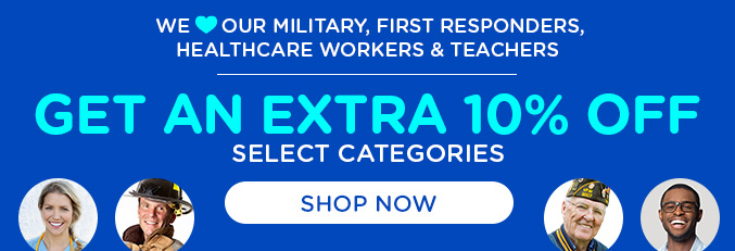 Get an extra 10% off select categories